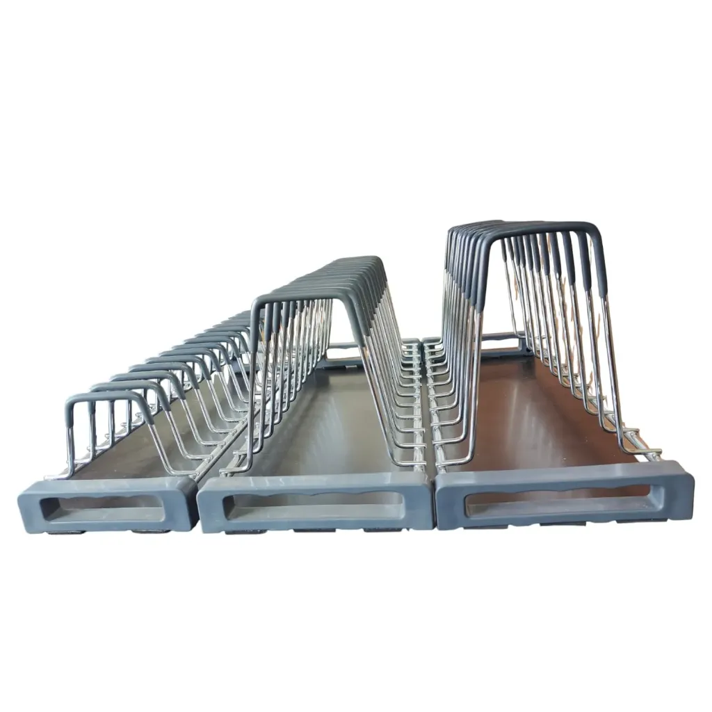 Saucer Plate Thali Stand With Pvc Grip (20, 20, 20)
