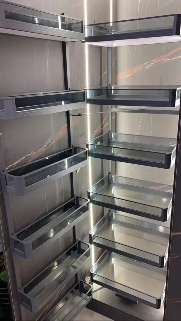 Glass Pantry Unit